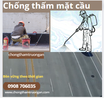 Thi công chống thấm mặt cầu